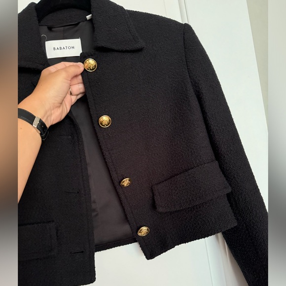 Babaton Frances jacked cropped blazer size xxs - Picture 2 of 7